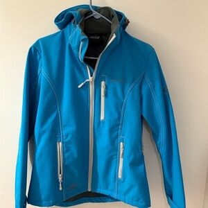 Women's Blue Softshell Jacket